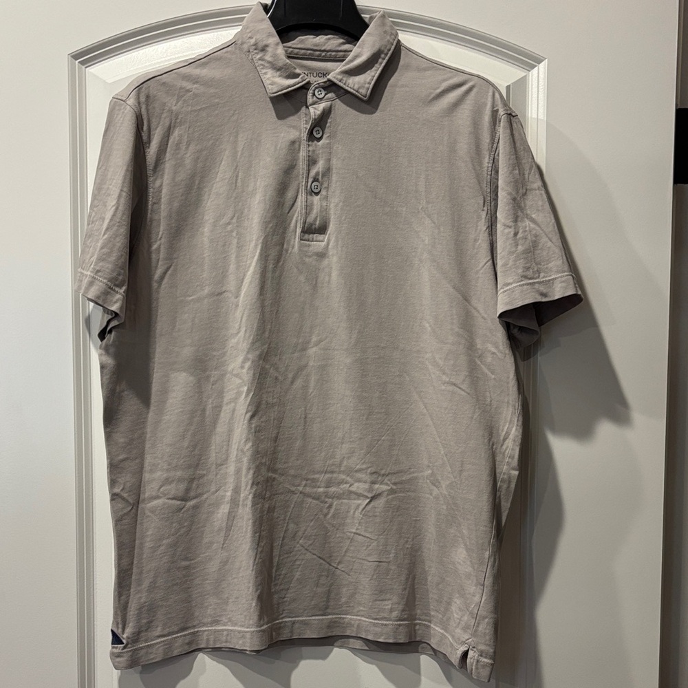 UNTUCKit Men's grey Polo Shirt